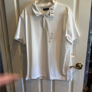 Alfani Men's White Polo Shirt